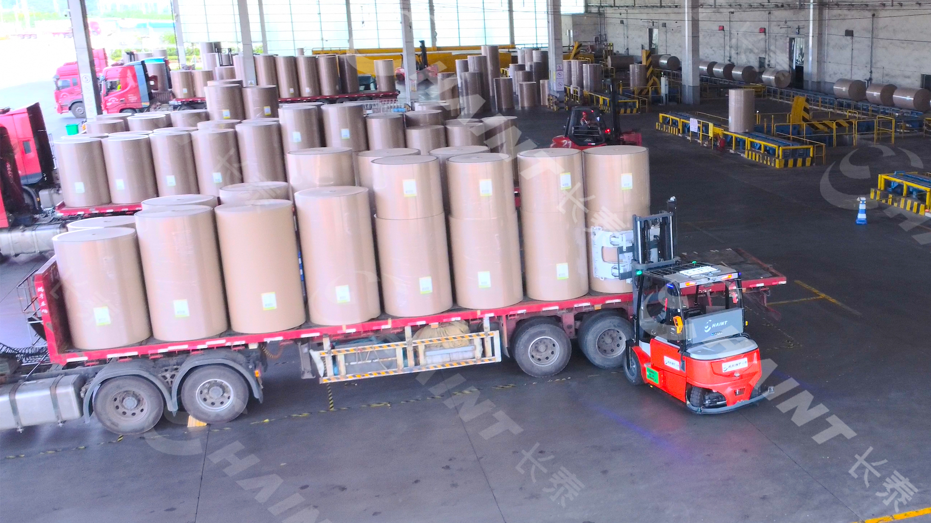 智能化無(wú)人平衡重叉車(chē)